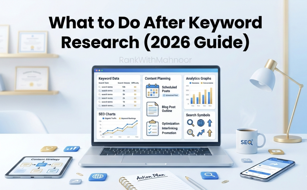 what to do after keyword research