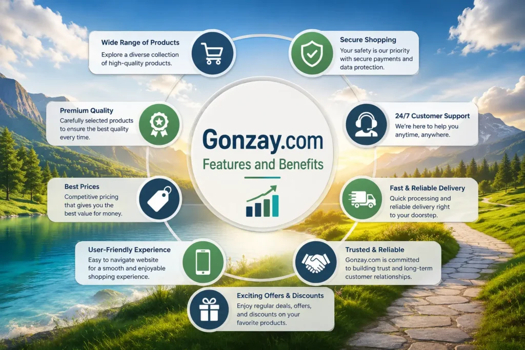 Gonzay.com Features and Benefits