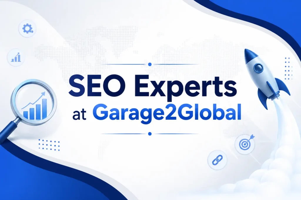 SEO experts at Garage2Global - rank with mahnoor