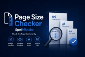 Page Size Checker SpellMistake