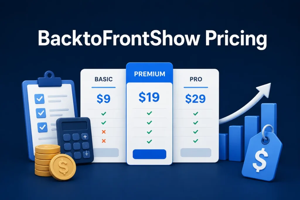 BacktoFrontShow Pricing